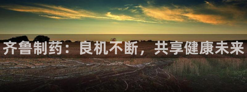 九游老哥俱乐部登录：齐鲁制药：良机不断，共享健康未来