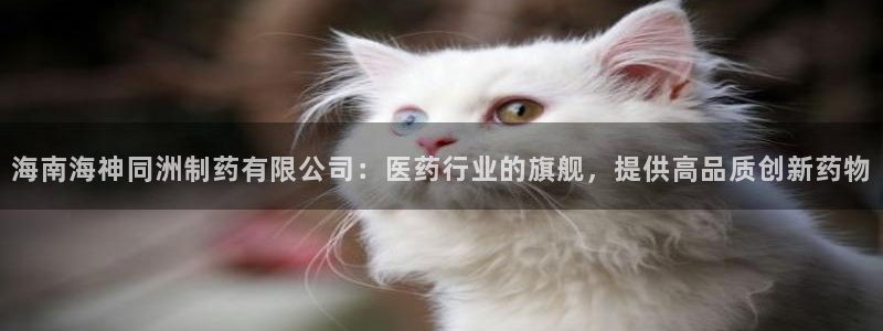 九游会老哥：海南海神同洲制药有限公司：医药行业的旗舰，提供高品质创新药物