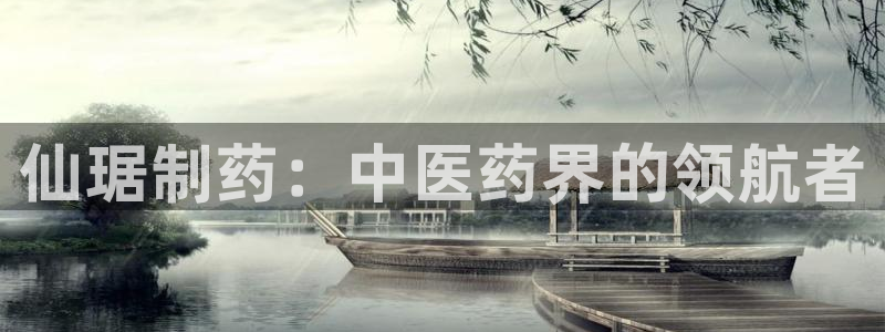 老哥吧九游会：仙琚制药：中医药界的领航者