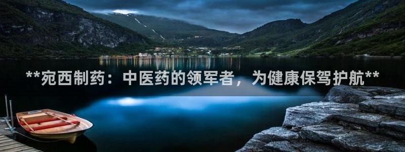 老哥吧九游会：**宛西制药：中医药的领军者，为健康保驾护航**