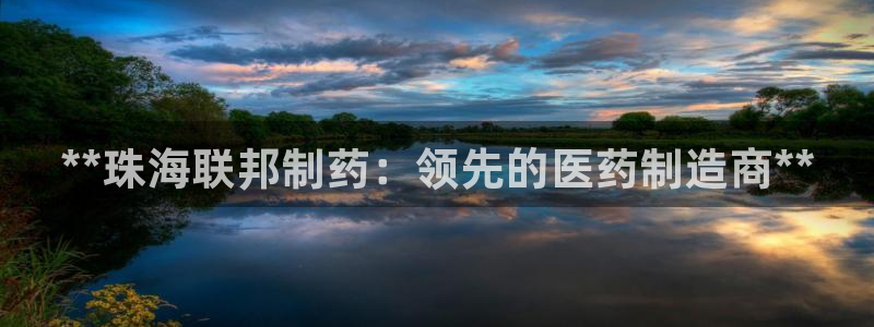 ag九游老哥俱乐部：**珠海联邦制药：领先的医药制造商**