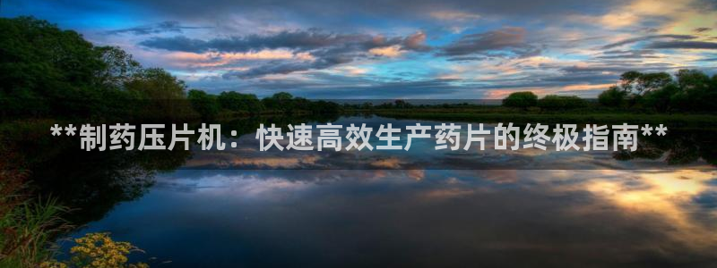 老哥吧九游会下架吗：**制药压片机：快速高效生产药片的终极指南**