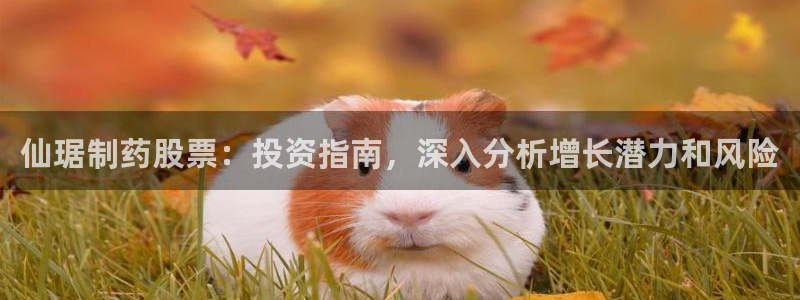 九游会老哥俱乐部必备的交流社区：仙琚制药股票：投资指南，深入分析增长潜力和风险
