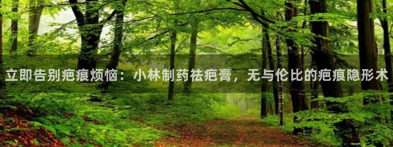 九游会老哥俱乐部官方网站：立即告别疤痕烦恼：小林制药祛疤膏，无与伦比的疤痕隐形术