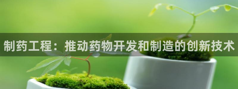 九游会老哥俱乐部官网：制药工程：推动药物开发和制造的创新技术