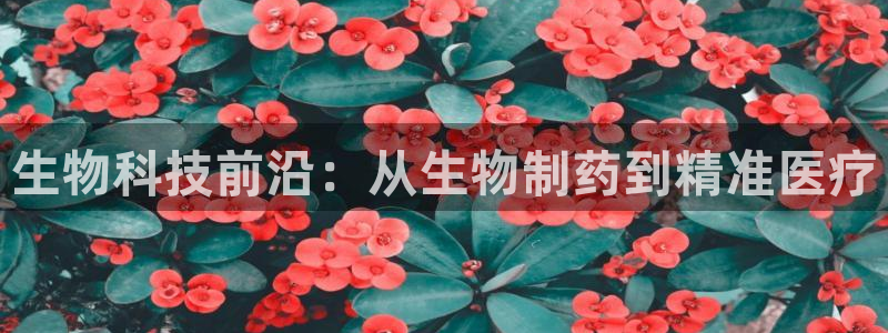 老哥吧九游会下架吗：生物科技前沿：从生物制药到精准医疗