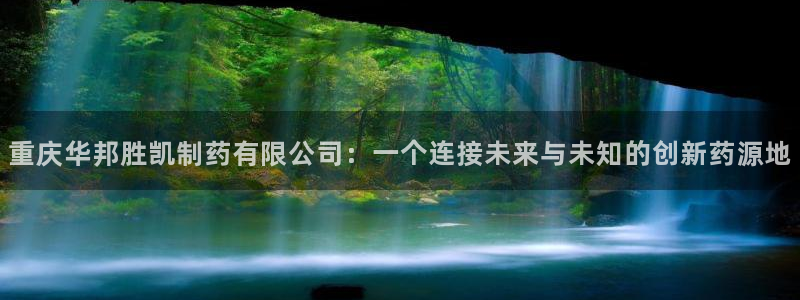 九游老哥俱乐部官网登录：重庆华邦胜凯制药有限公司：一个连接未来与未知的创新药源地