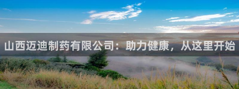 9游会老哥:山西迈迪制药有限公司:助力健康,从这里开始