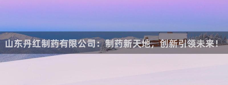 ag九游会老哥：山东丹红制药有限公司：制药新天地，创新引领未